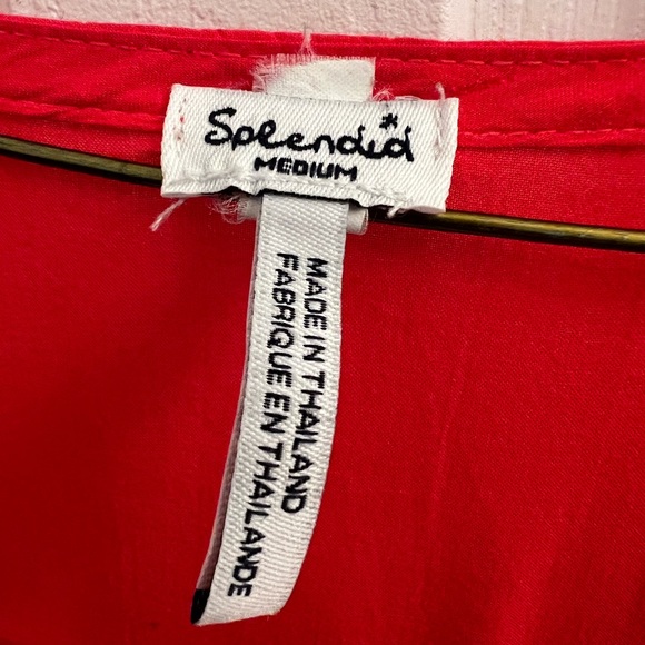 Splendid red top 🎄 M - Picture 2 of 3